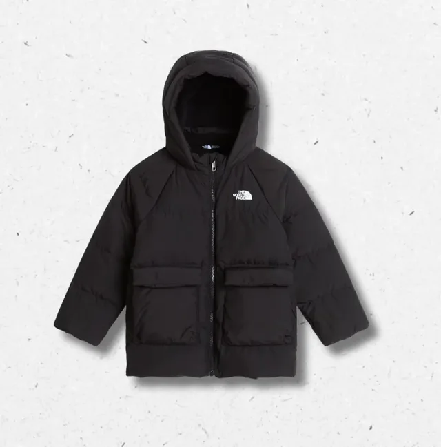 Parka Piumino Bambino Nero Fodera Pile – North Piuma d'Oca 600