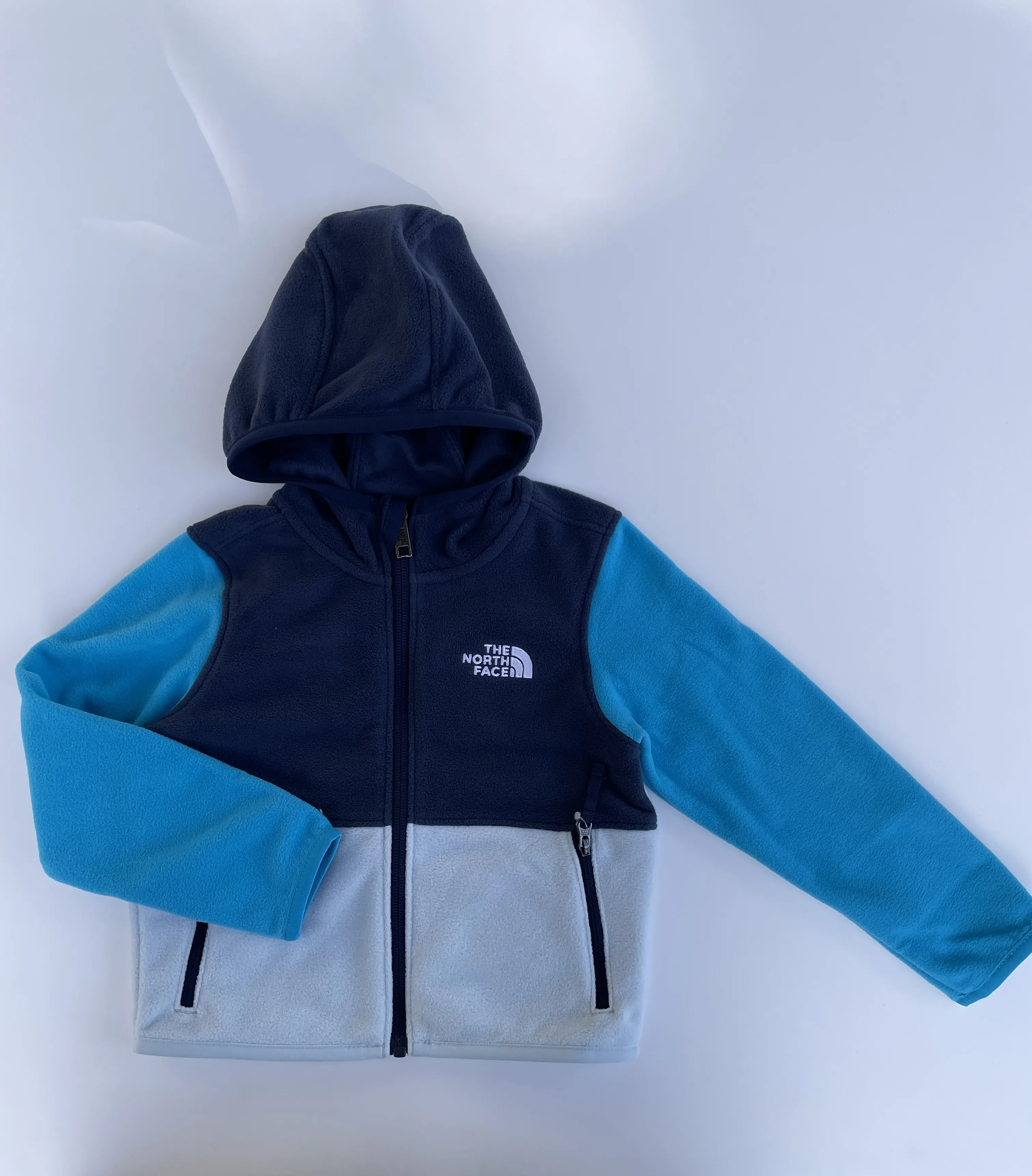 Pile con cappuccio e cerniera integrale Glacier da bambini