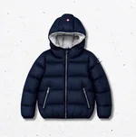 Piumino Canadiens neonato piuma d'oca blu celeste 1