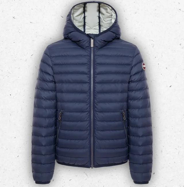 Piumino Leggero Colmar Originals Bambino con Cappuccio in Piuma Naturale