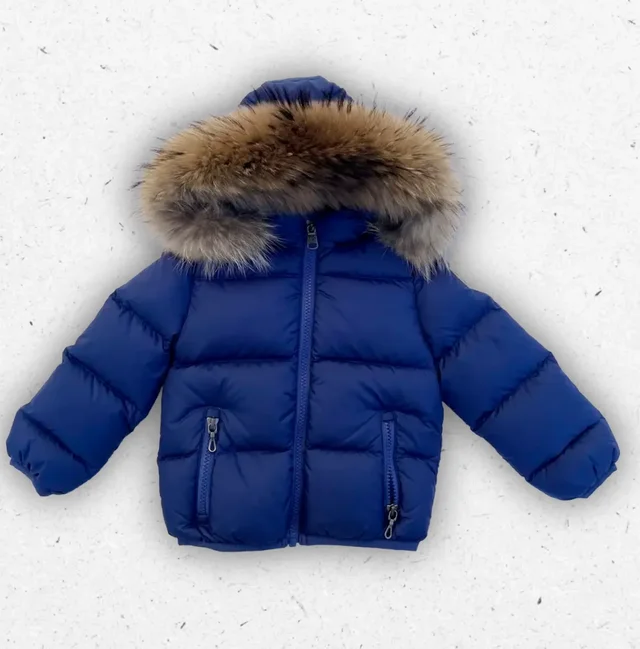 Piumino Neonato Colmar Originals - Giacca con Cappuccio e Pelliccia