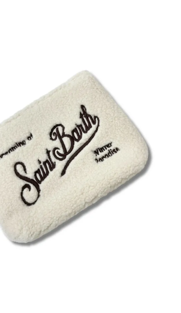 Pochette Aline Teddy MC2 Saint Barth in Sherpa Beige