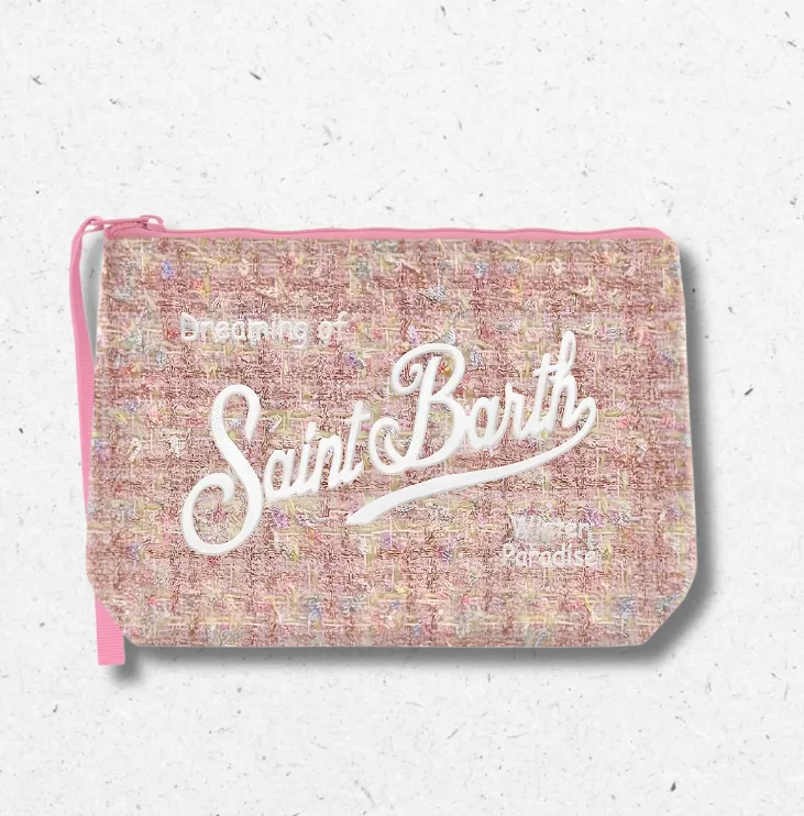 Pochette Aline Tweed Logo MC2 Saint Barth