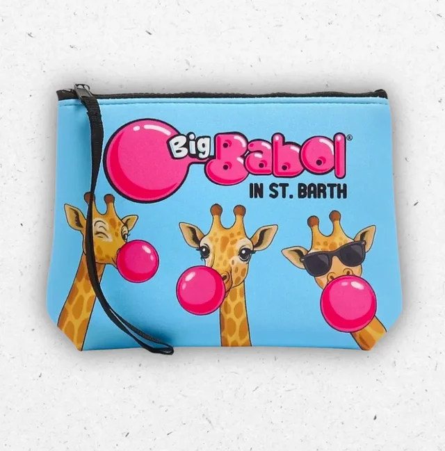 Pochette MC2 Saint Barth Aline Big Babol con Giraffe Sfondo Cielo