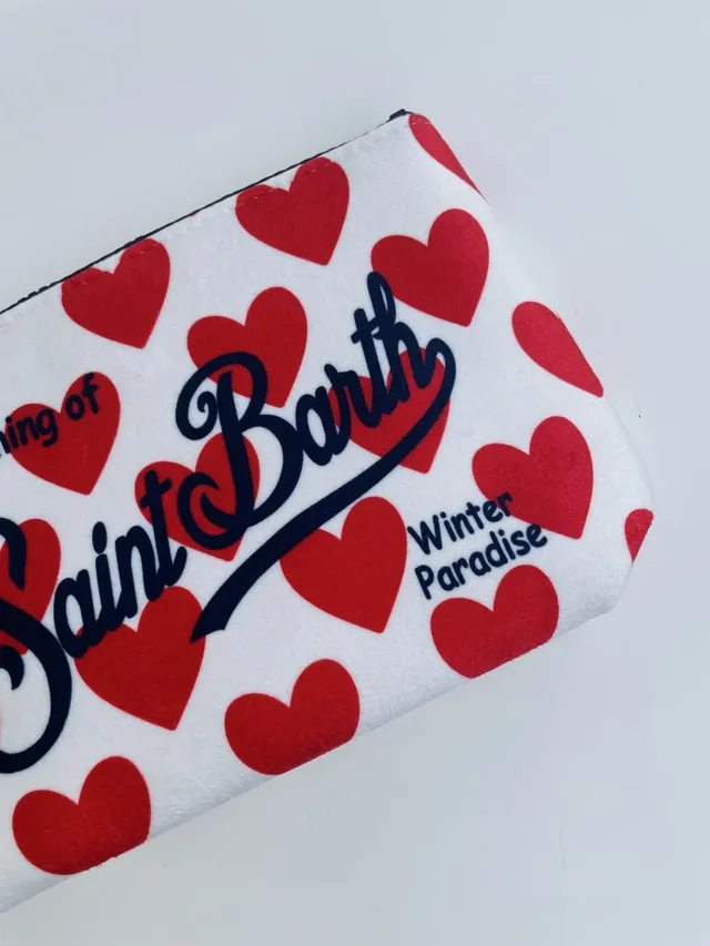 Pochette Mc2 Saint Barth Aline - Borsa con Stampa a Cuori