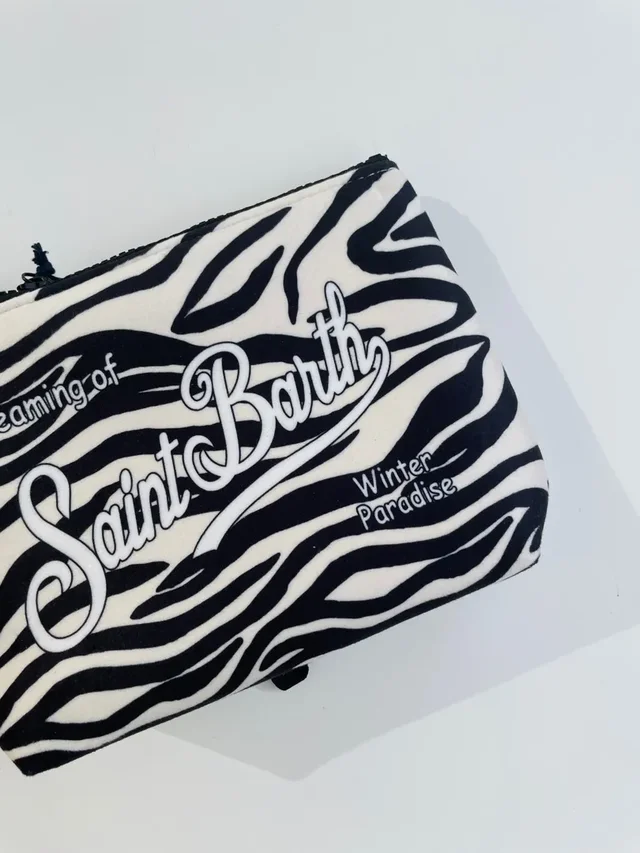 Pochette Mc2 Saint Barth Aline - Borsa con Stampa Zebrata