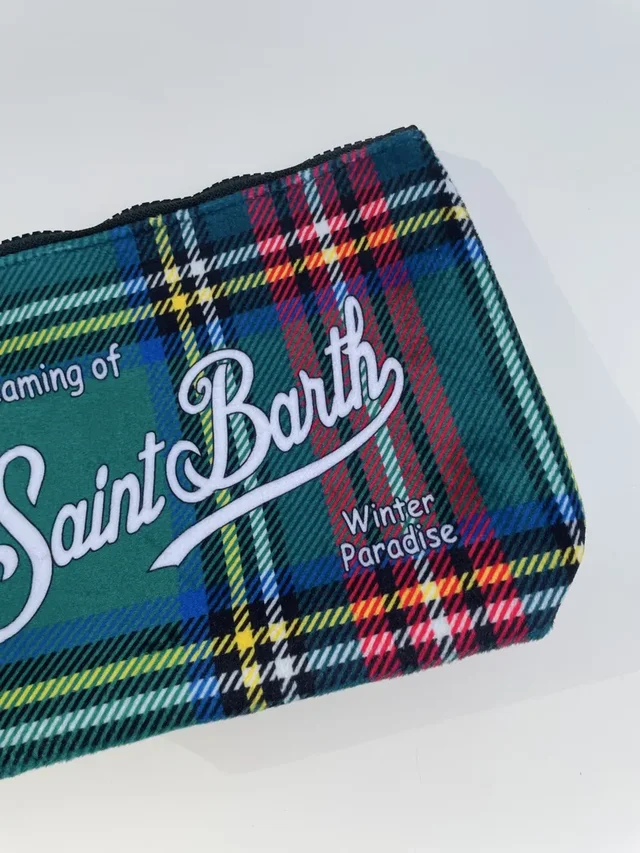 Pochette Mc2 Saint Barth Aline - Borsa in ciniglia tartan