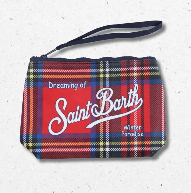 Pochette Mc2 Saint Barth Aline - Borsa in Fantasia Tartan