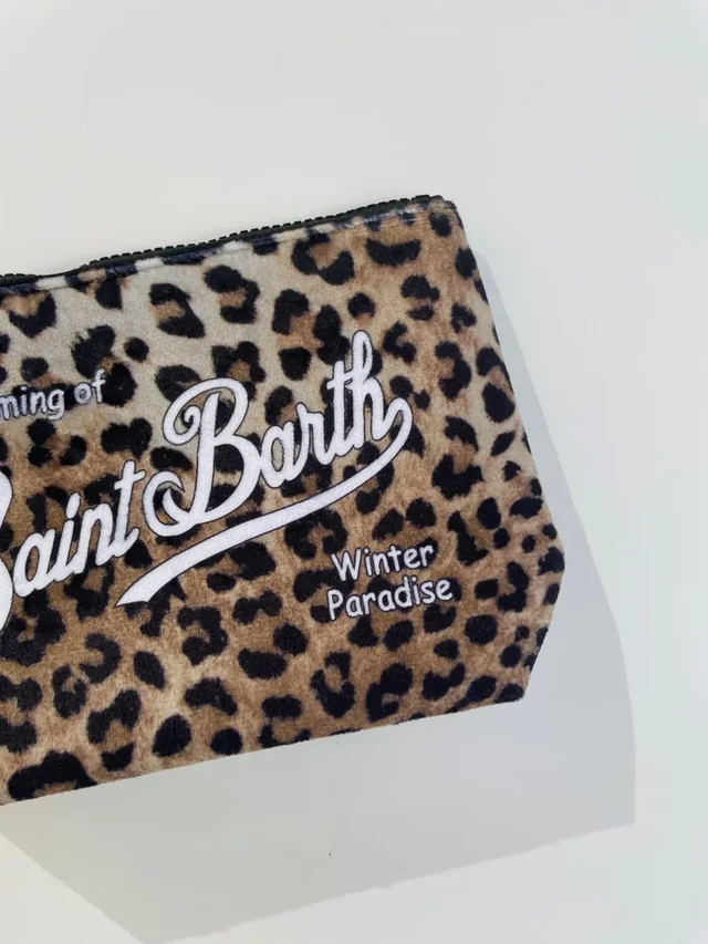 Pochette Mc2 Saint Barth Aline - Borsa in Stampa Leopardata