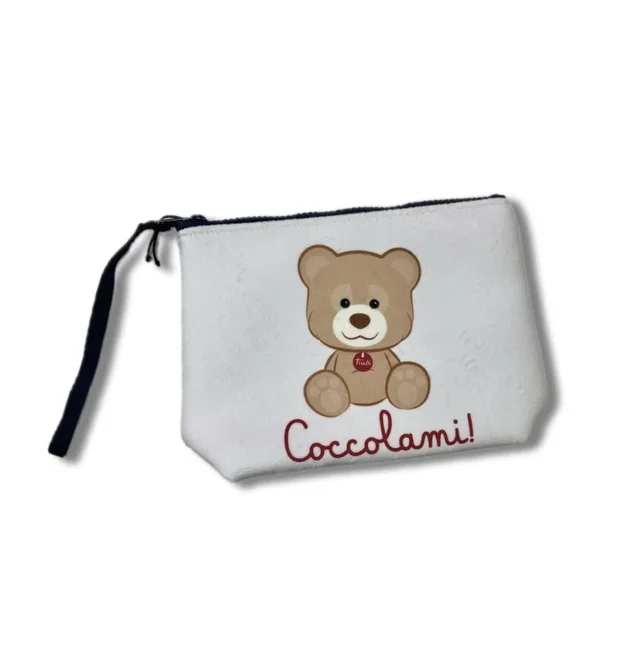 Pochette Mc2 Saint Barth Aline Trudi - Orsetto e Scritta Coccolami