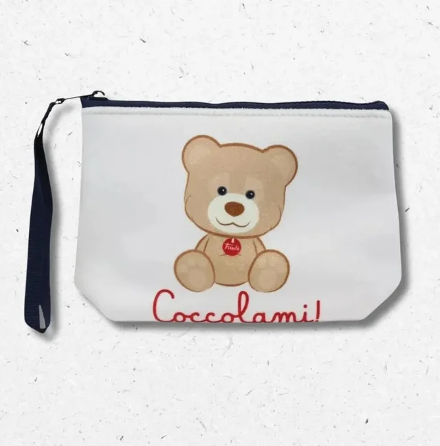 Pochette Mc2 Saint Barth Aline Trudi - Orsetto e Scritta Coccolami