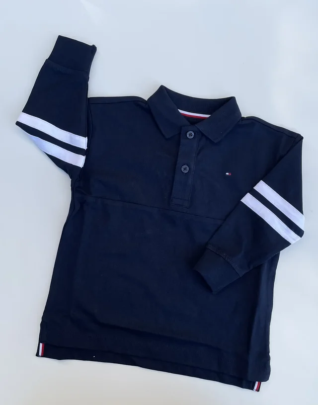 Polo blu Tommy Hilfiger per bambino
