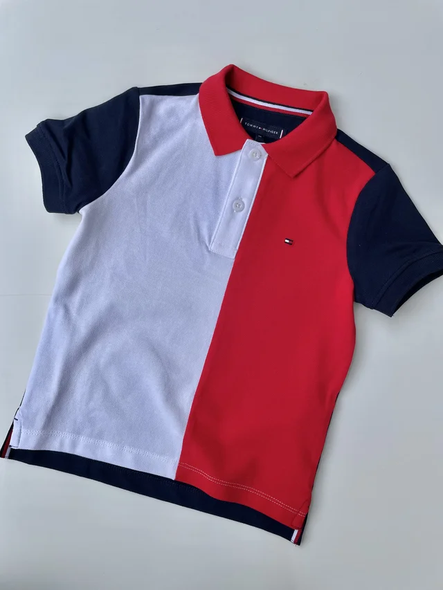 Polo in piqué Tommy Hilfiger per bambino