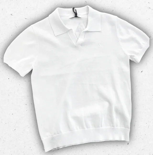 Polo Ragazzo Jeckerson in Maglia di Filo di Cotone a Maniche Corte