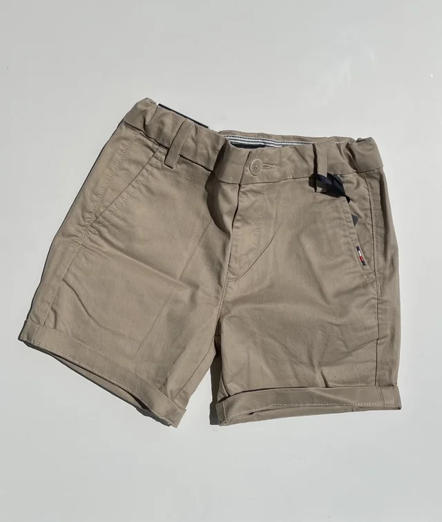 Short chino Tommy Hilfiger beige per bambino