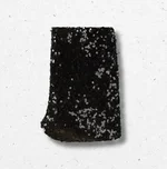 Shorts Patrizia Pepe da ragazza neri con paillette luccicanti, collezione Autunno Inverno 2026-2027 1