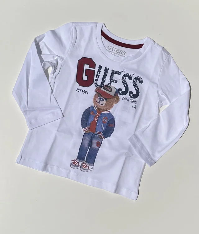T-shirt Guess per bambino in due colori