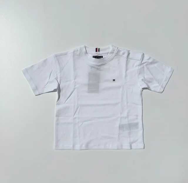 T-shirt maniche bianca corte Tommy Hilfiger per bambino