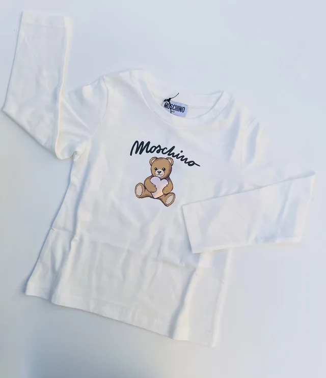 T-shirt maniche lunghe Moschino per bambina