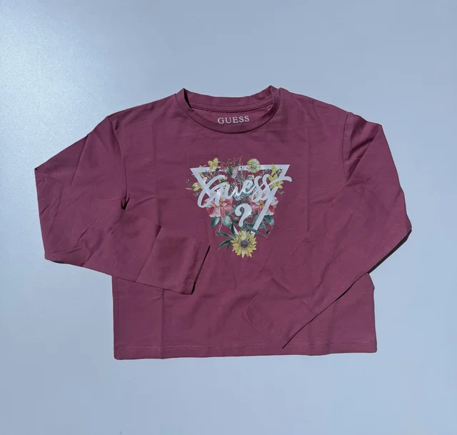 T-shirt maniche lunghe  per ragazza Guess
