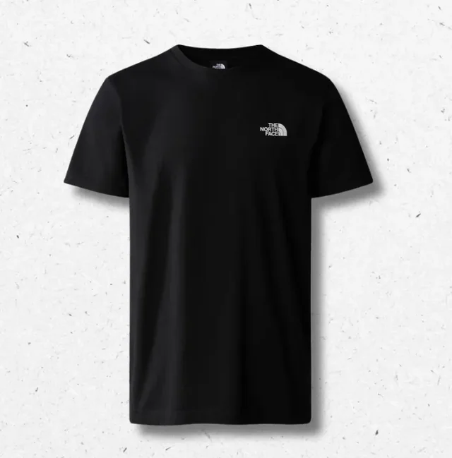 T-shirt Ragazzo The North Face Box NSE in Cotone Bianco o Nero con Logo Stampato