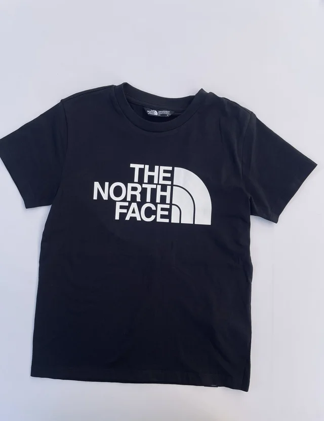 T-Shirt The North Face Easy da ragazzo - Bianca/Nera - Maniche Corte
