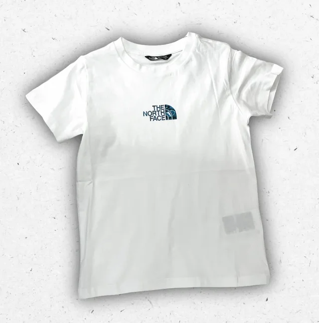 T-shirt The North Face Ragazzo Liquid Logo Regular in  Cotone