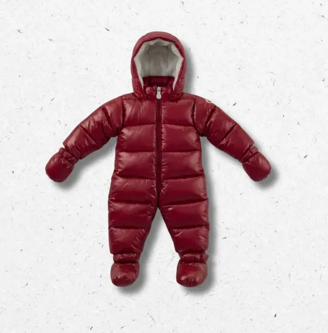 Tutina Imbottita Neonato Shell Nylon Laqué Save The Duck